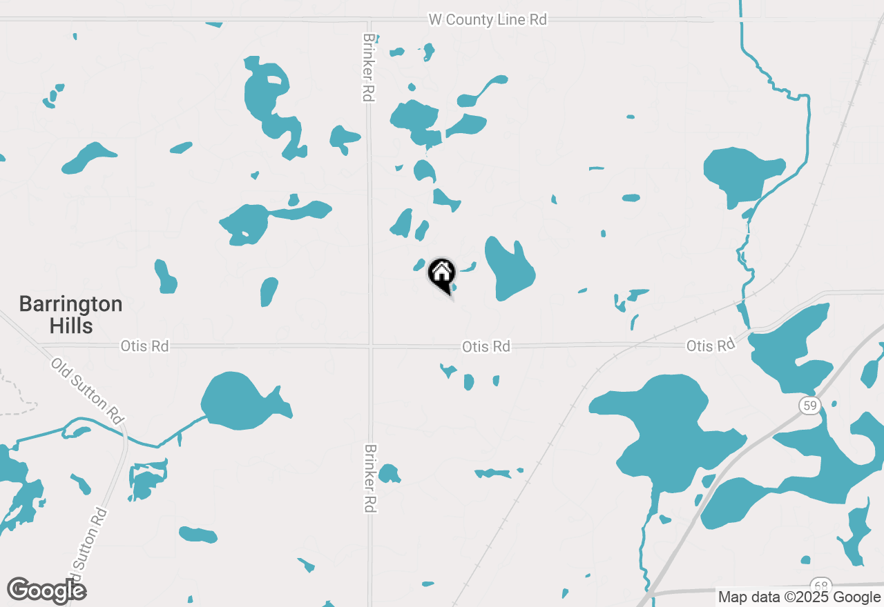 Map of (Address confidential), Barrington Hills, Illinois 60010