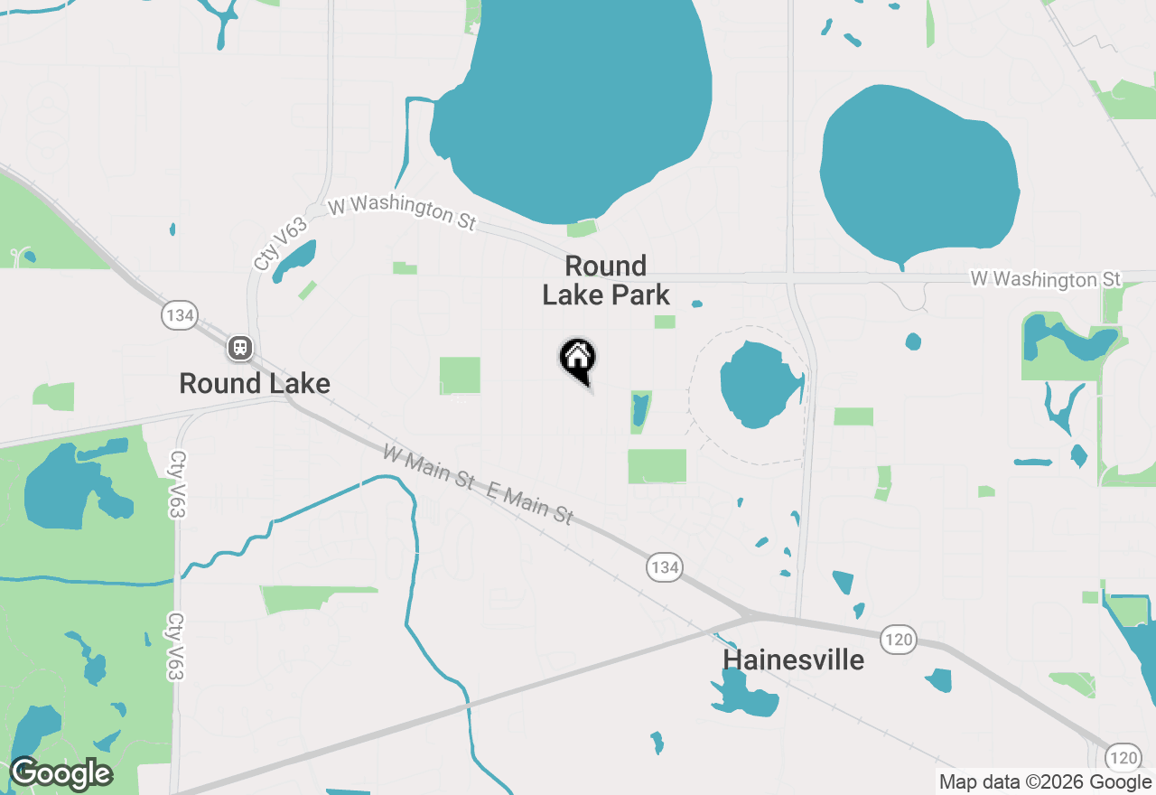 Map of 224 Bellevue Drive, Round Lake Park, IL 60073