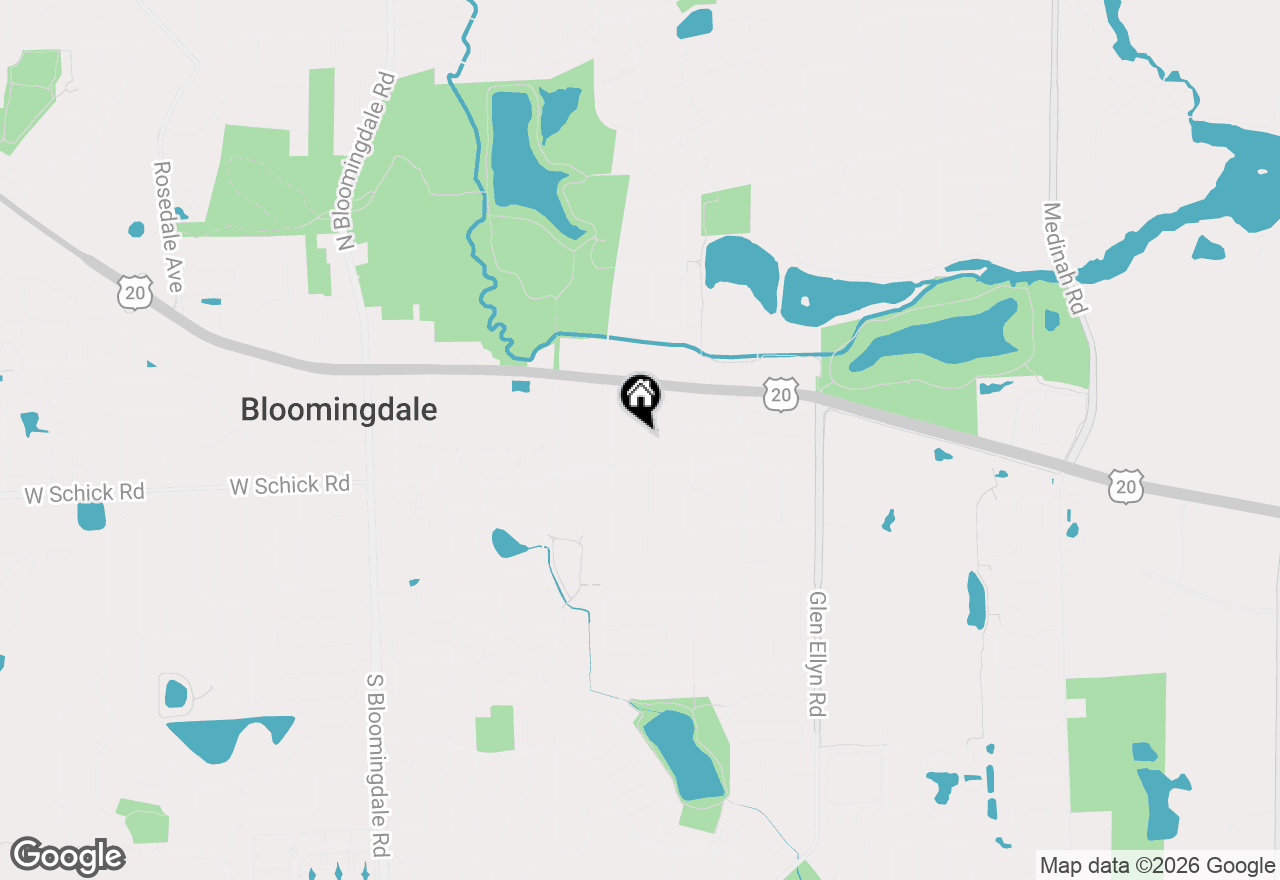 Map of 120 S Prairie Avenue, Bloomingdale, IL 60108
