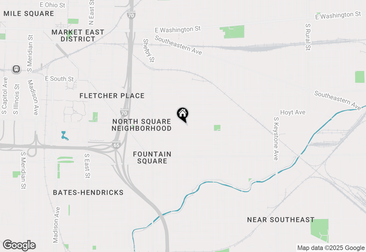 Map of 1419 Lexington Avenue, Indianapolis, IN 46203