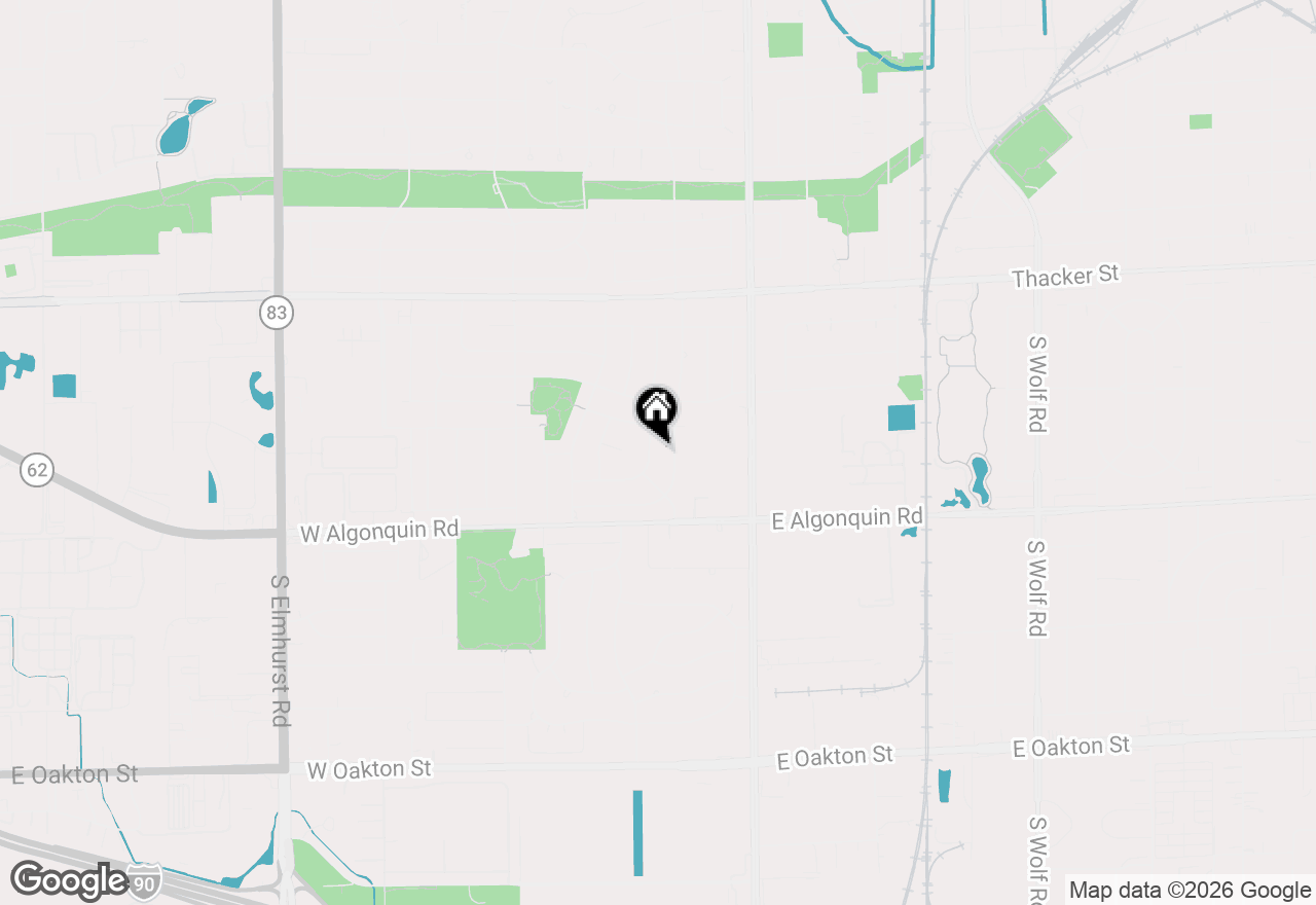 Map of 1073 Anderson Terrace, Des Plaines, IL 60016