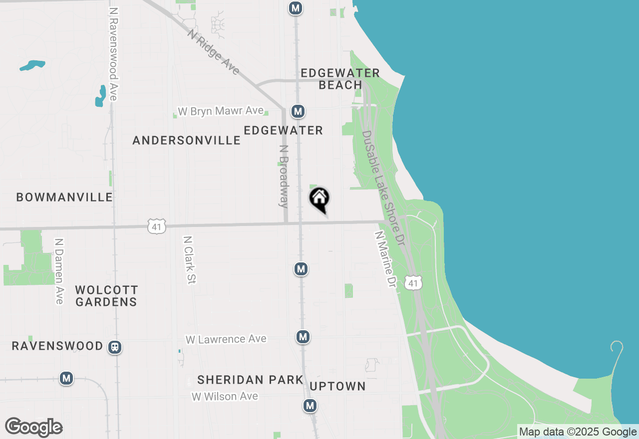 Map of 1048 W Foster Avenue #C, Chicago, IL 60640