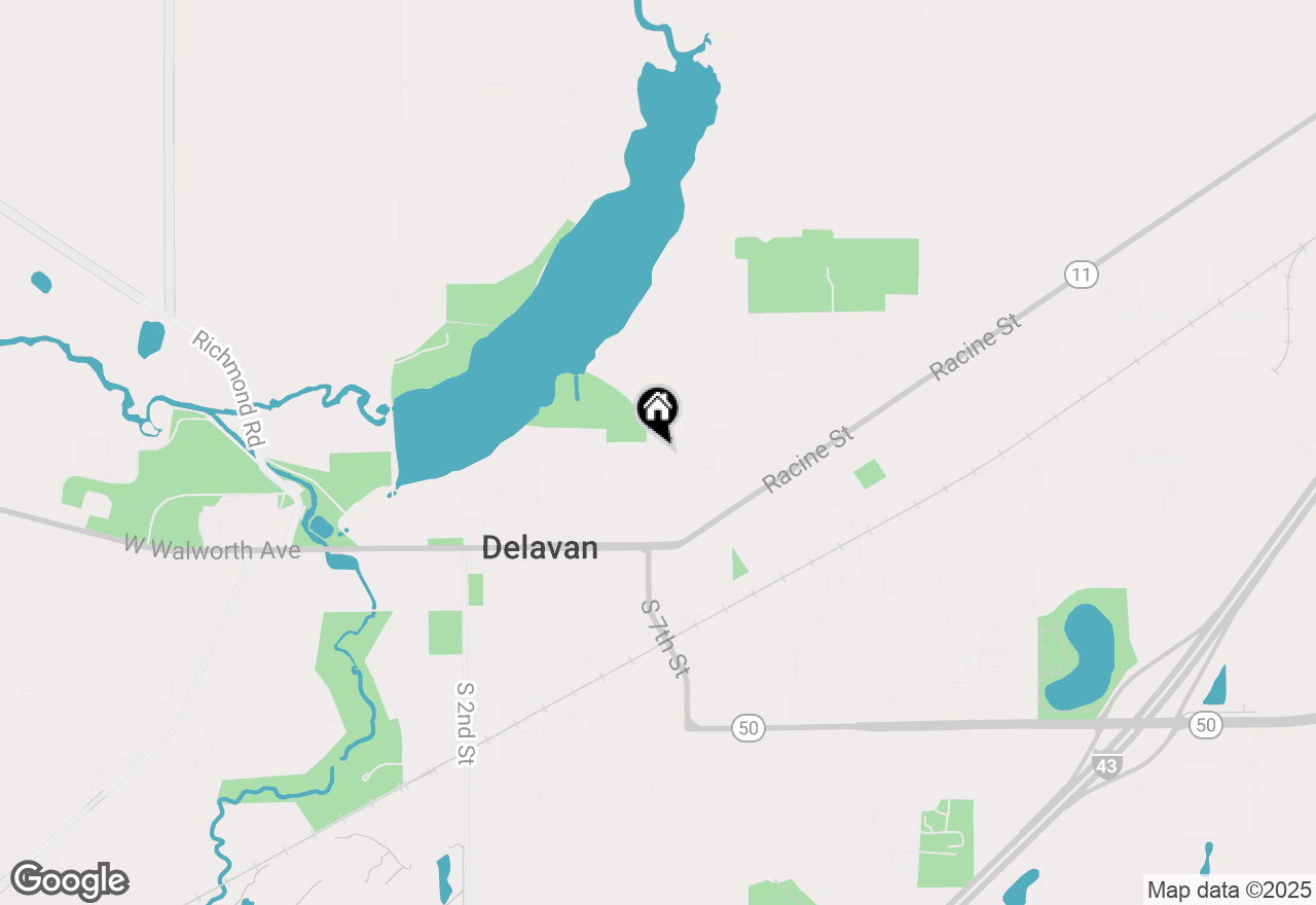 Map of 311 N 7th St, Delavan, WI 53115