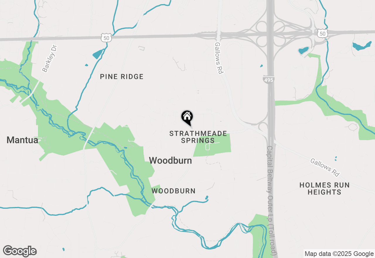 Map of 3330 Woodburn Village Drive #34, Annandale, VA 22003