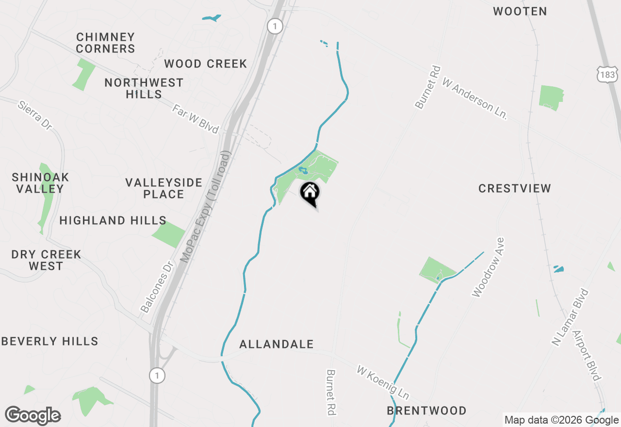 Map of 2700 Addison Ave, Austin, TX 78757