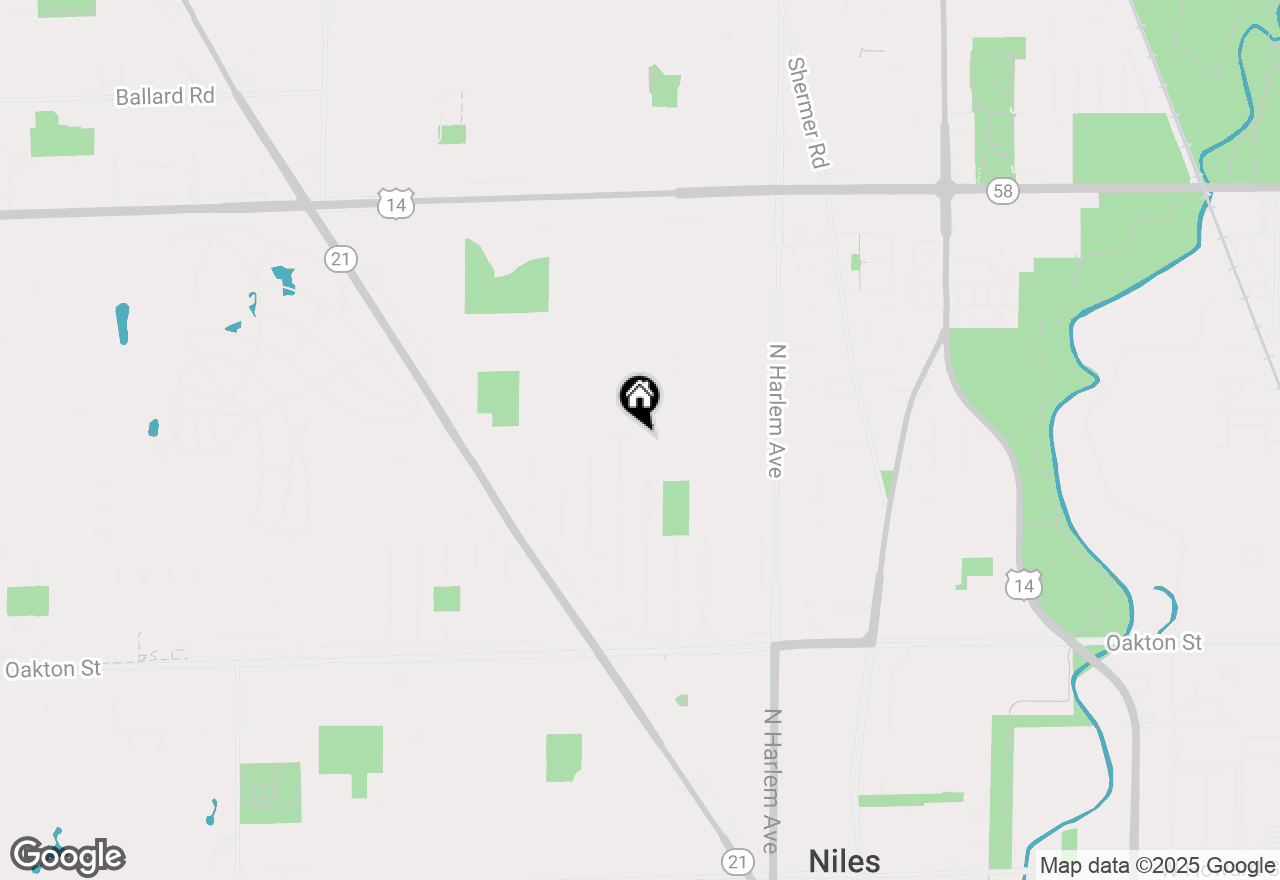 Map of 8341 N Osceola Avenue, Niles, IL 60714