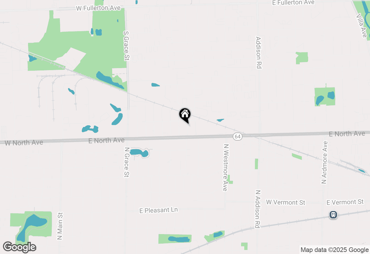 Map of 2N056 Kramer Avenue, Lombard, IL 60148