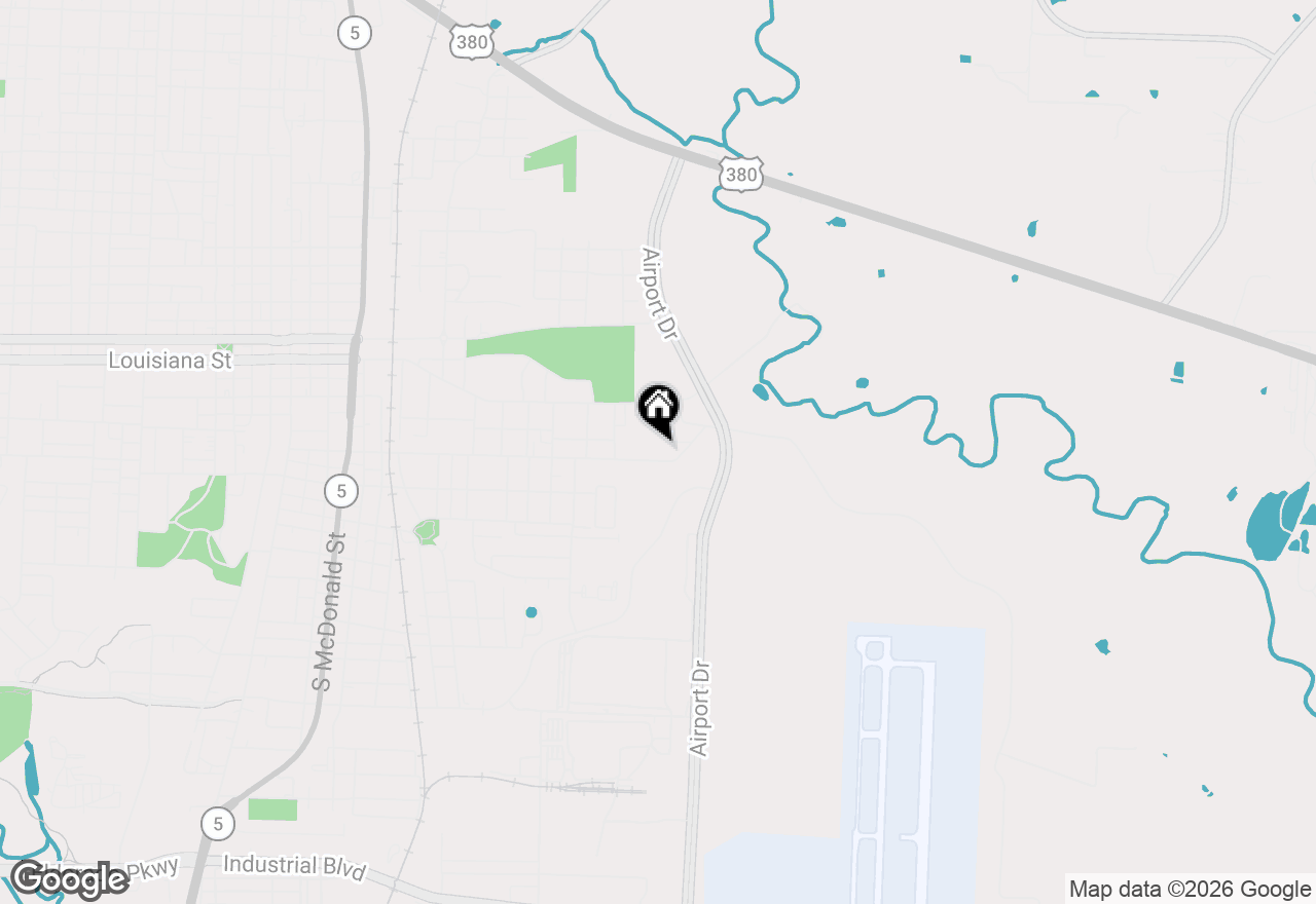 Map of 1425 Anthony Street, Mckinney, TX 75069