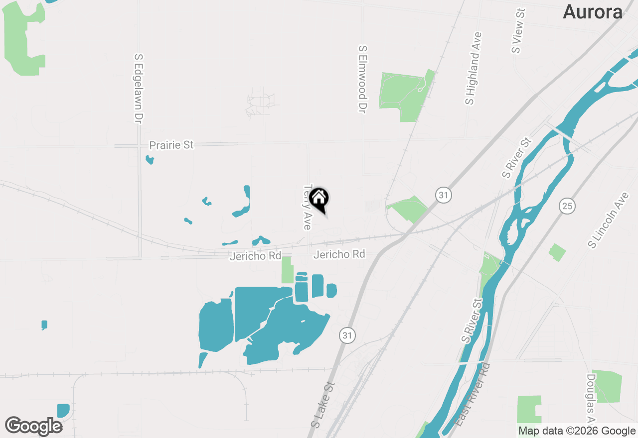 Map of 1140 Rathbone Avenue, Aurora, IL 60506