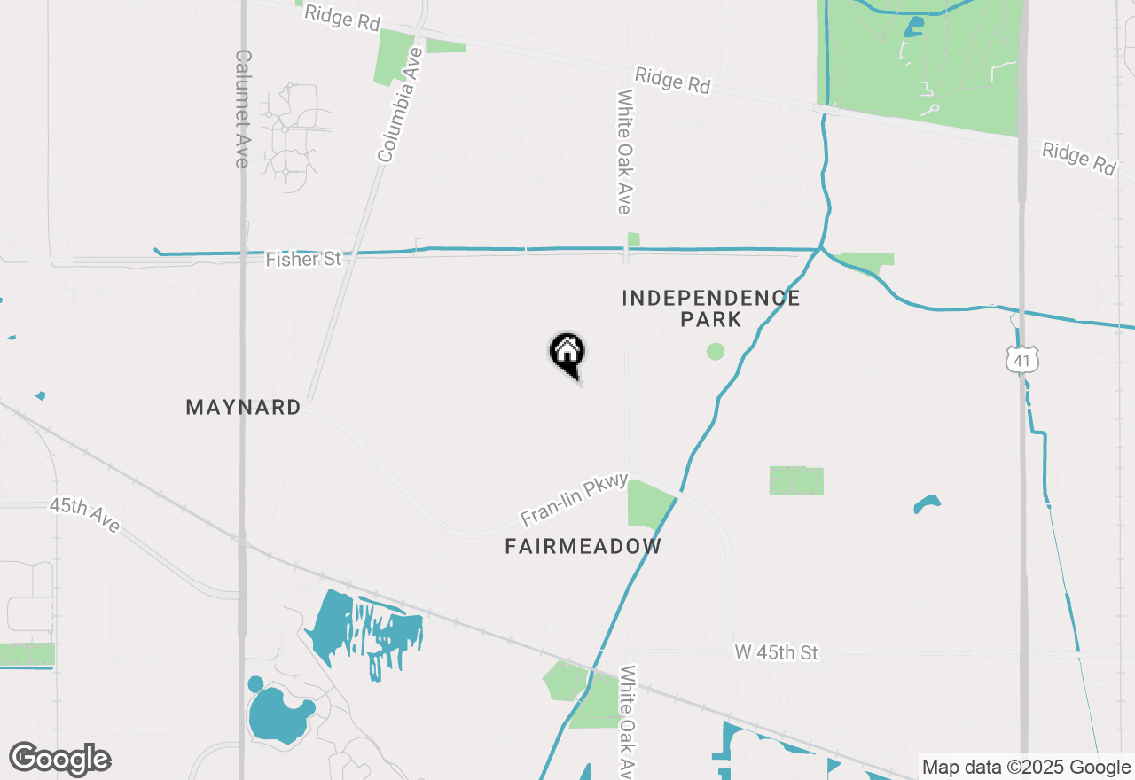 Map of 9136 Walnut Drive, Munster, IN 46321
