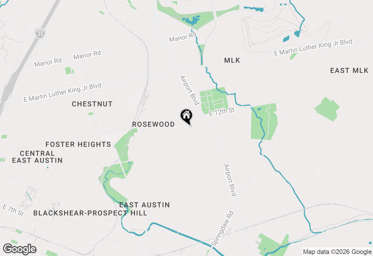 Map of 2805 Sol Wilson Ave #B, Austin, TX 78702