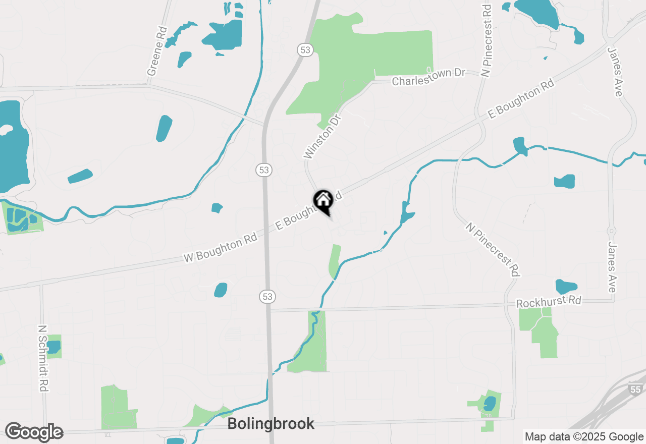 Map of 477 Ridge Lane #477, Bolingbrook, IL 60440