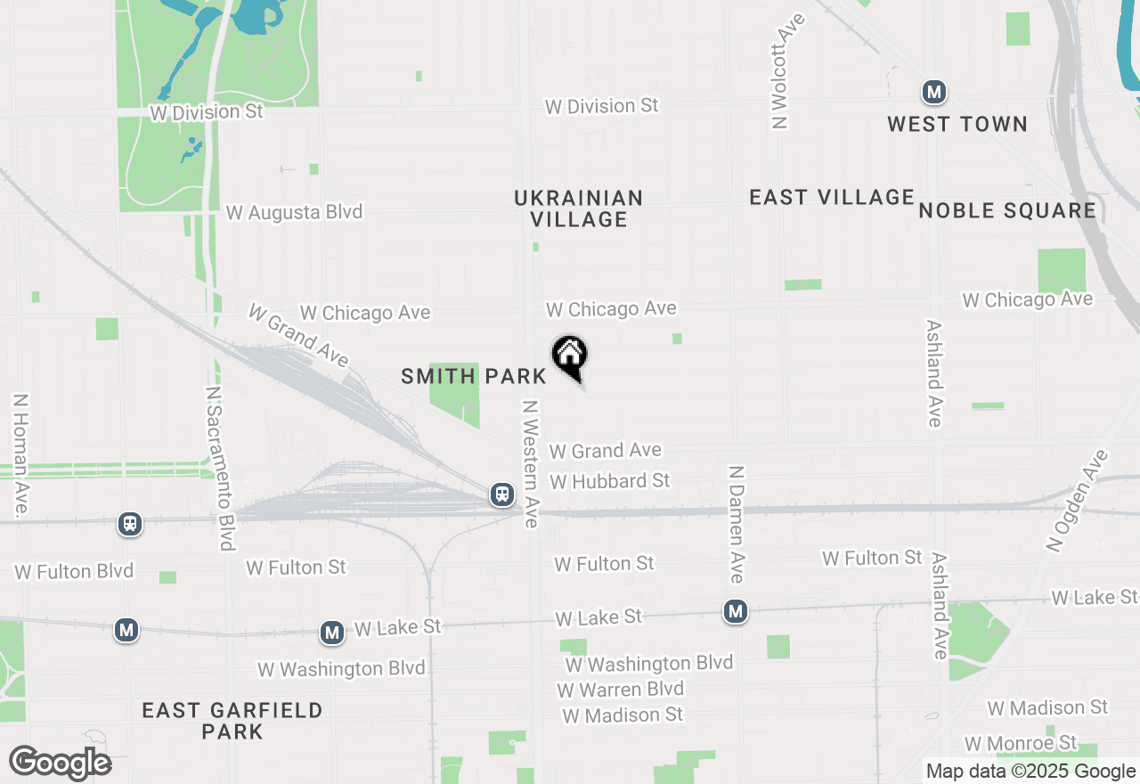 Map of 2313 W Erie Street, Chicago, IL 60612