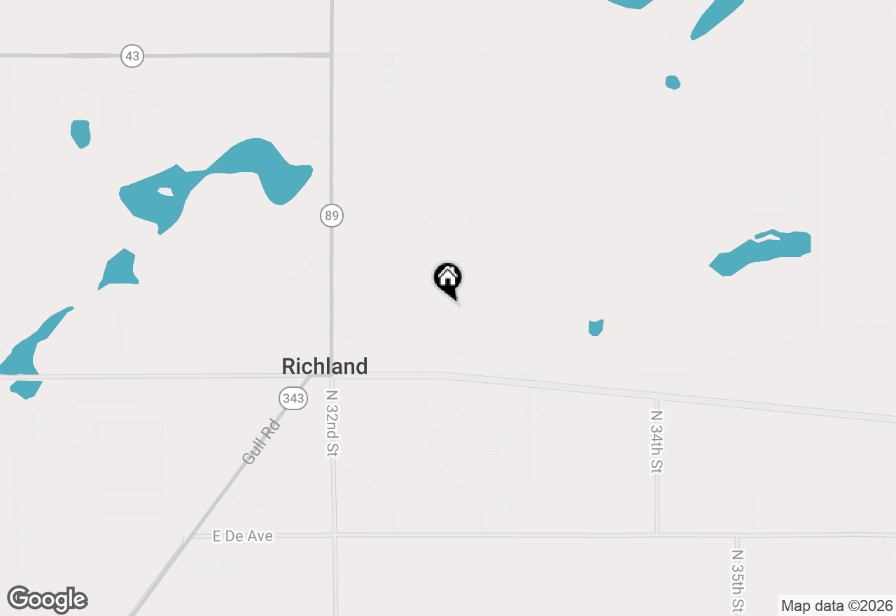 Map of 8135 Robinbrook Street, Richland, MI 49083
