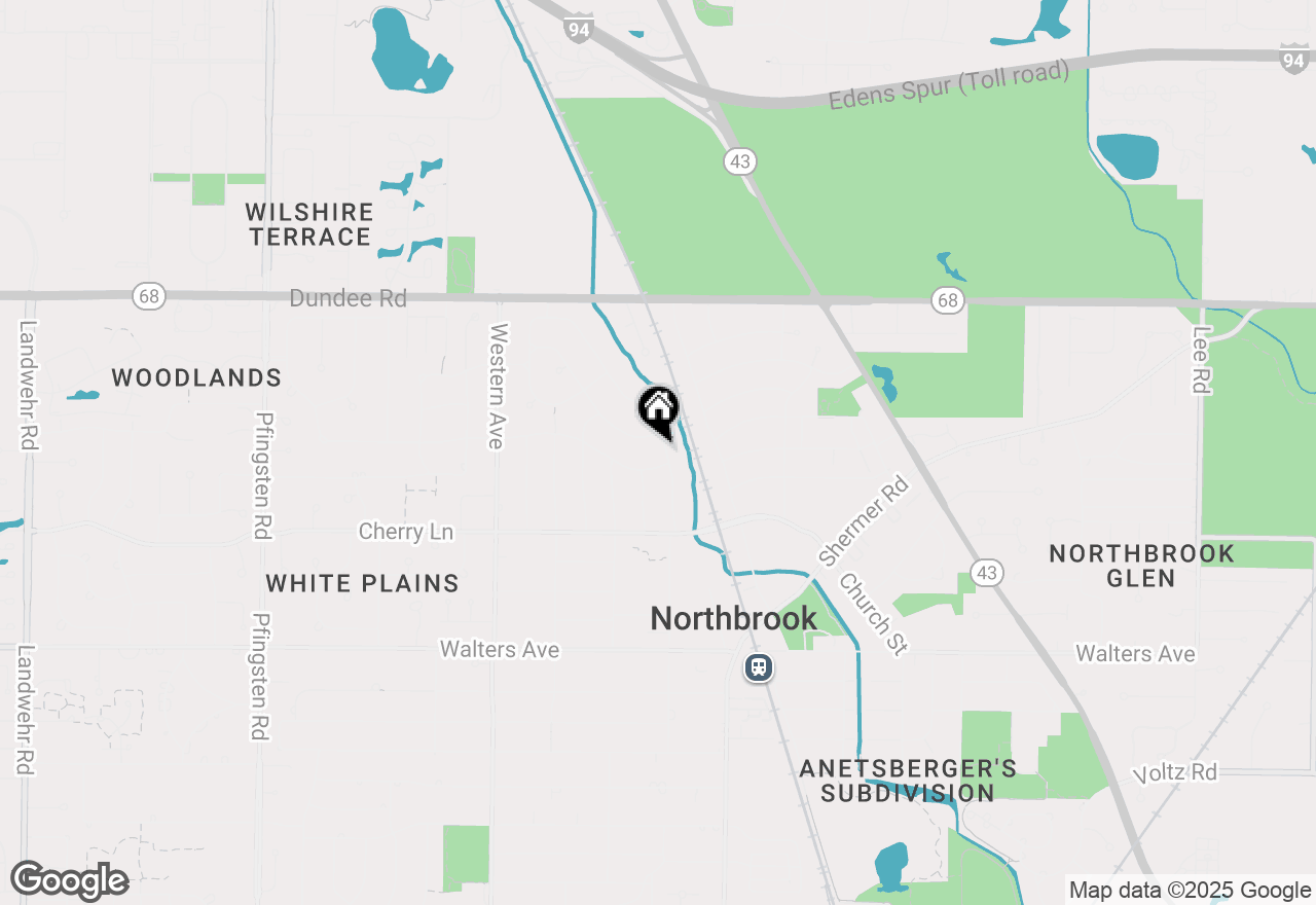 Map of 1060 Cedar Lane, Northbrook, IL 60062