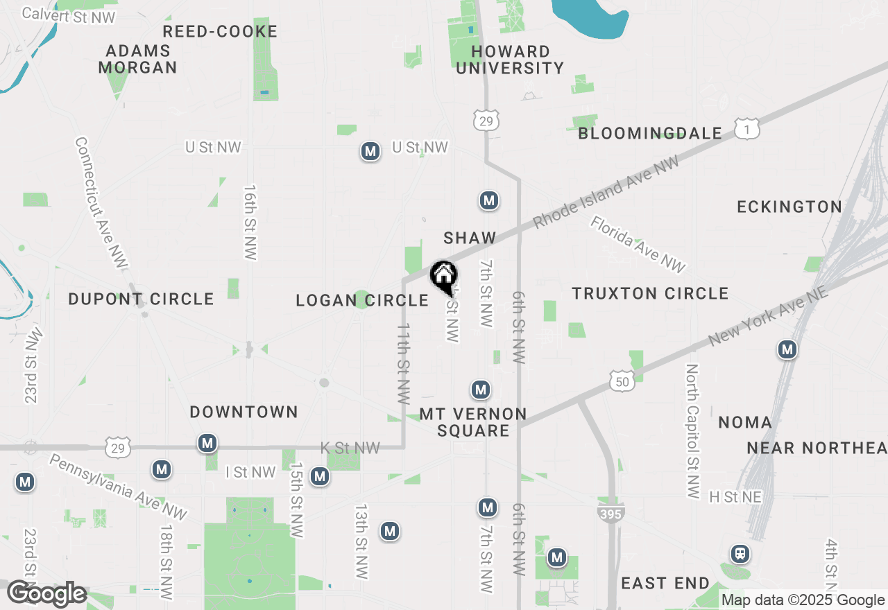 Map of 912 P Street Nw, Washington, DC 20001