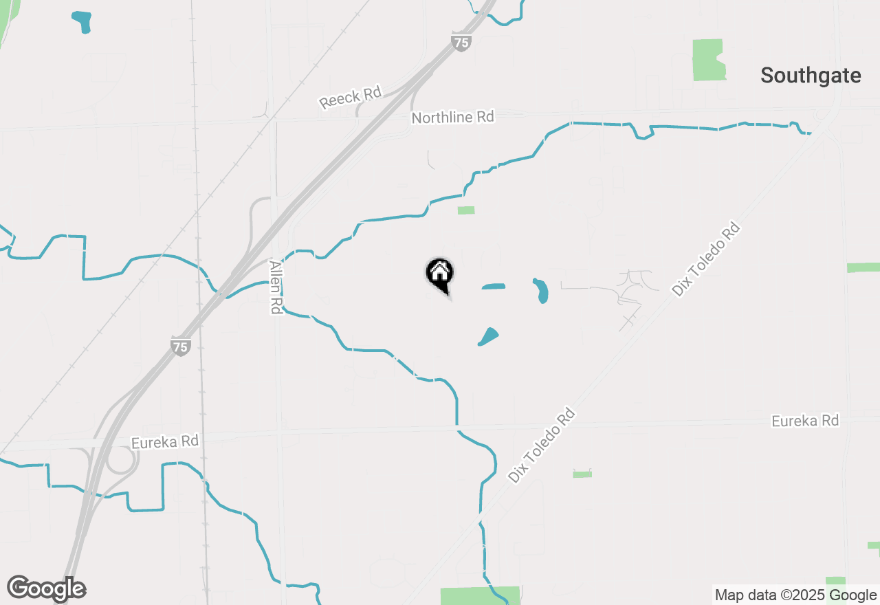 Map of 14235 Reeck Road, Southgate, MI 48195