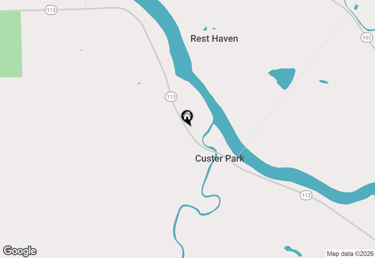 Map of 21439 Rt 113 Highway, Custer Park, IL 60481