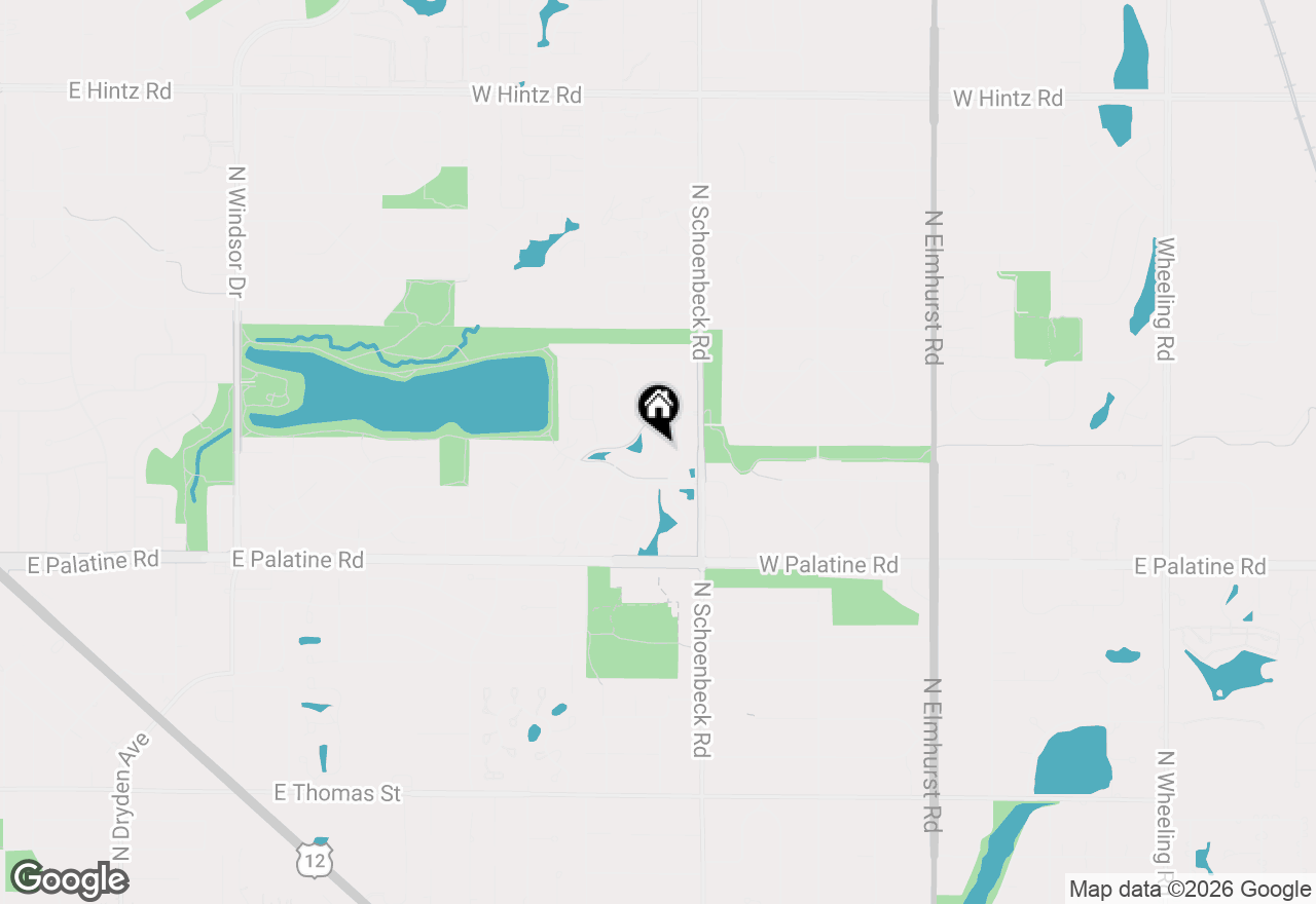 Map of 2109 N Charter Point Drive, Arlington Heights, IL 60004