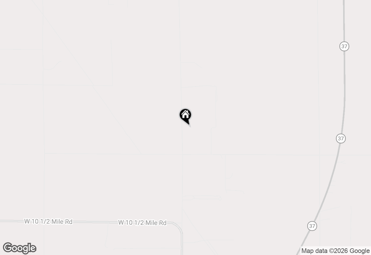 Map of 11164 N Merrillville Road, Irons, MI 49644