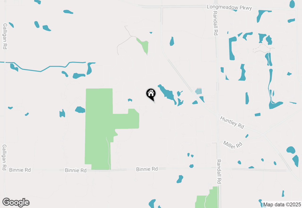 Map of 2446 Woodside Drive, Carpentersville, IL 60110