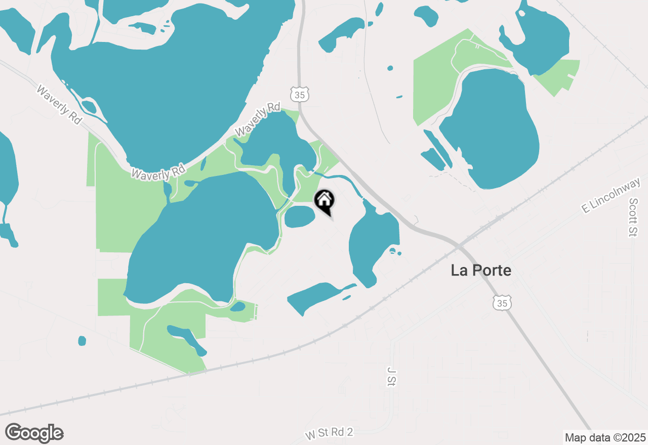 Map of 508 Oakwood Street, La Porte, IN 46350