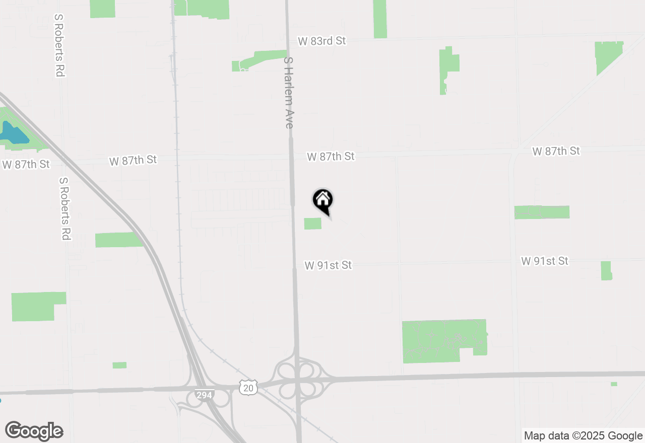 Map of 7101 Hartford Street, Bridgeview, IL 60455