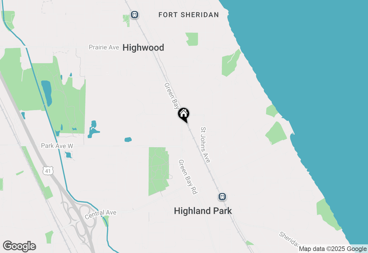 Map of 2126 1st Street, Highland Park, IL 60035