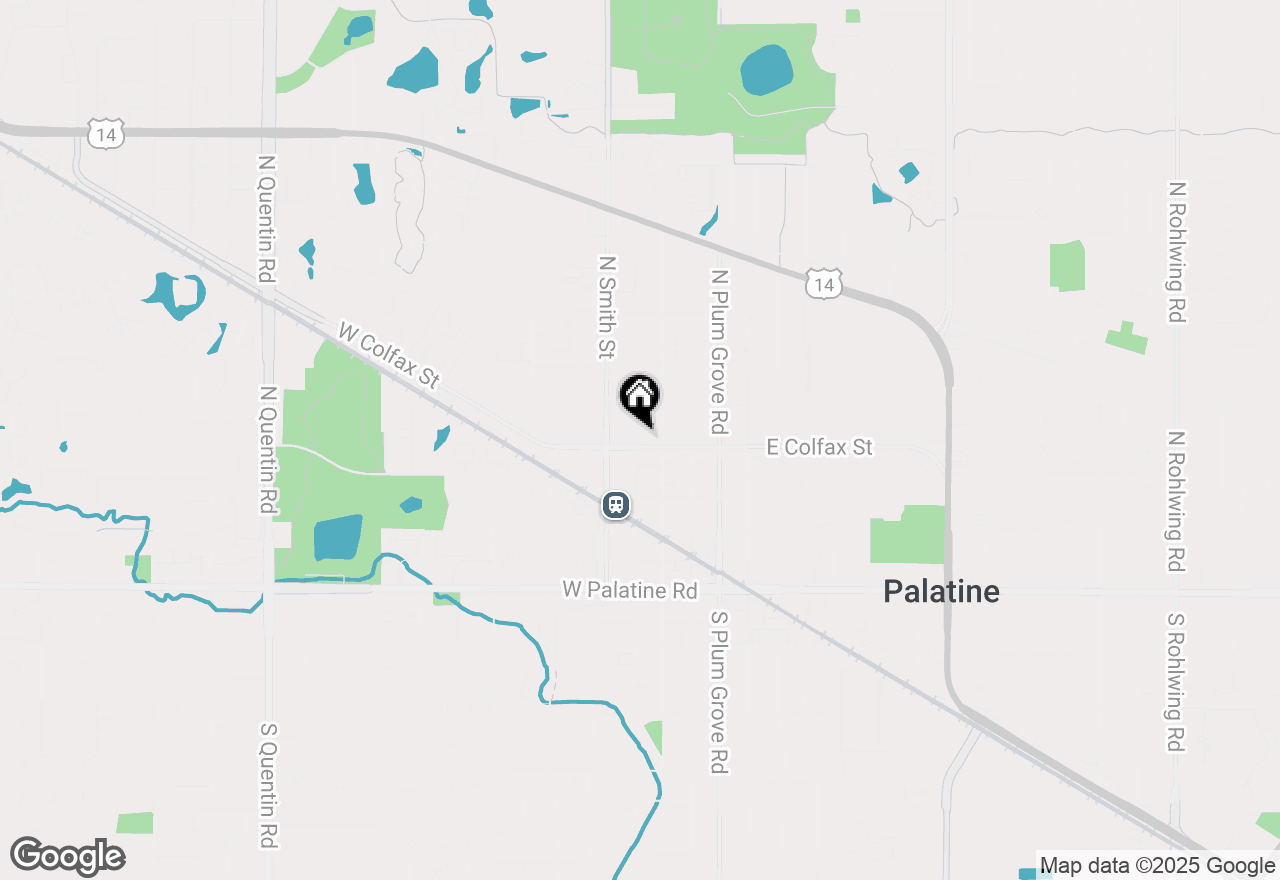 Map of 124 W Colfax Street #301, Palatine, IL 60067