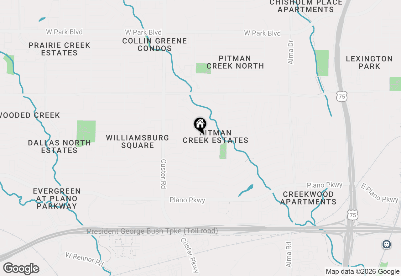 Map of 1817 Edgewater Drive, Plano, TX 75075