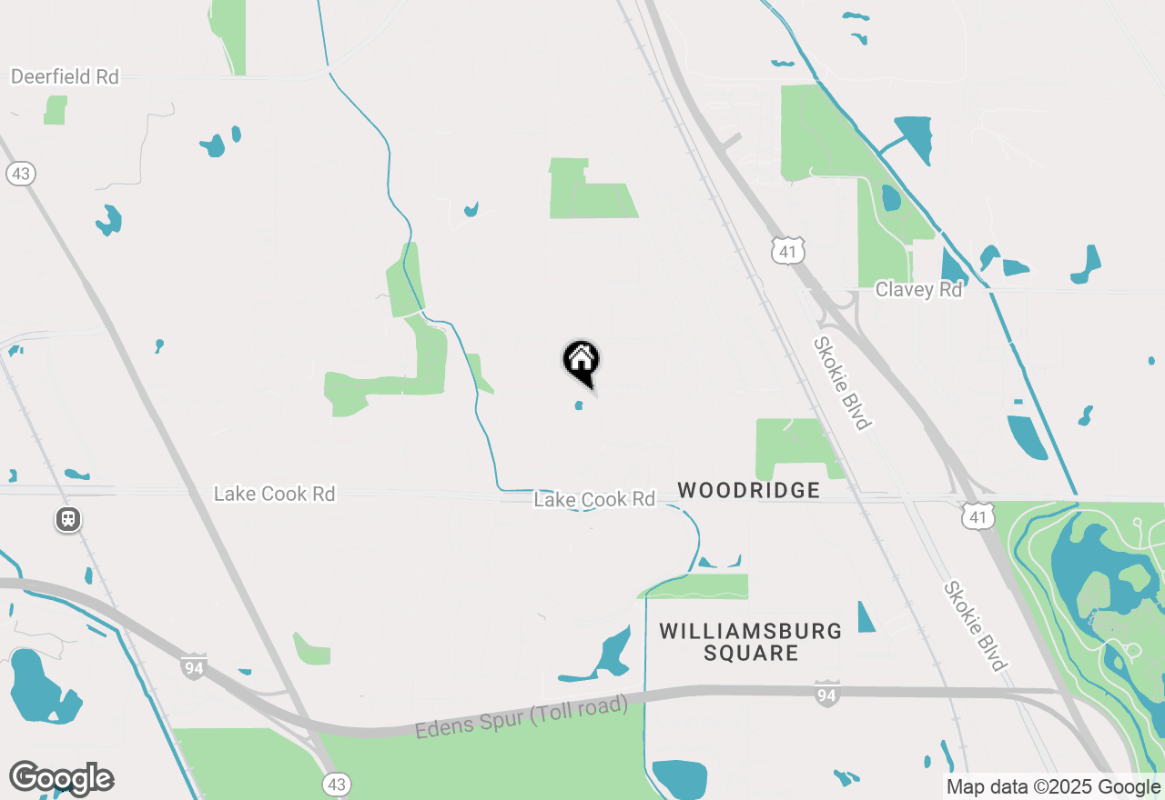 Map of 1960 Old Briar Road, Highland Park, IL 60035