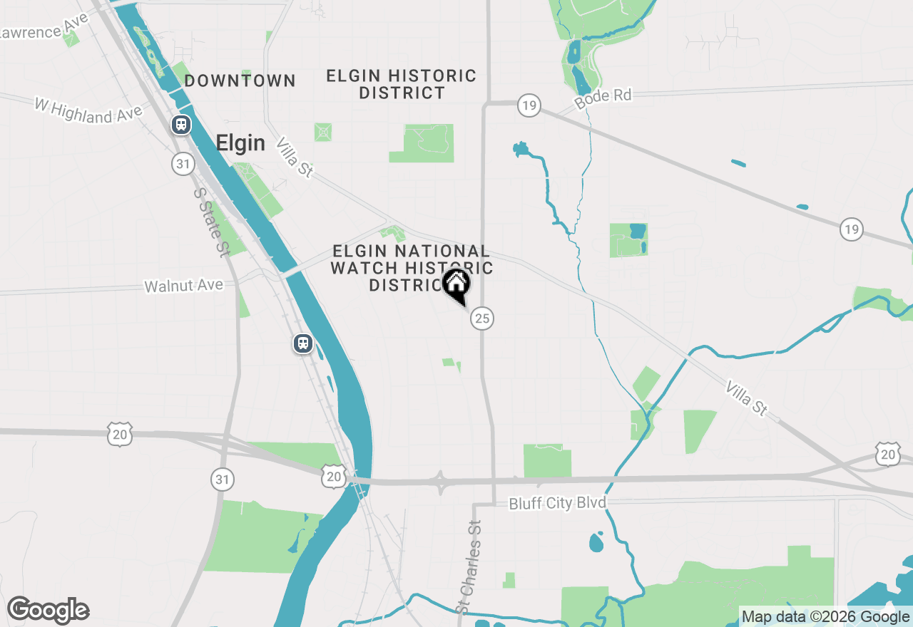 Map of 450 Arlington Avenue, Elgin, IL 60120
