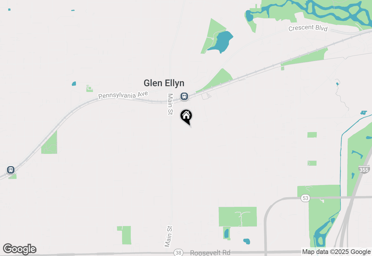Map of 373 Forest Avenue, Glen Ellyn, IL 60137