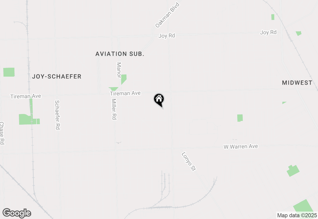 Map of 7756 Freda Street, Dearborn, MI 48126