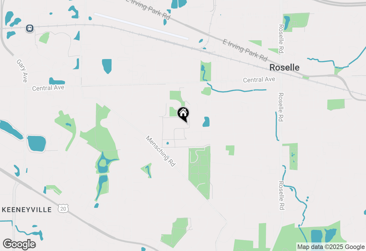 Map of 303 Timberleaf Circle, Roselle, IL 60172