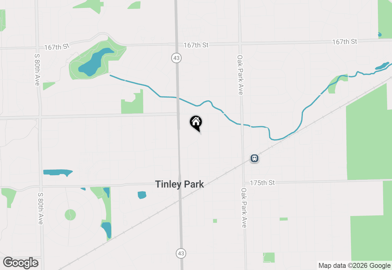 Map of 17204 71st Avenue #4, Tinley Park, IL 60477