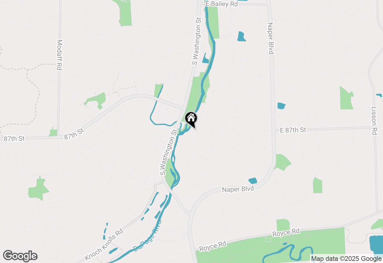 Map of 2235 River Woods Drive, Naperville, IL 60565