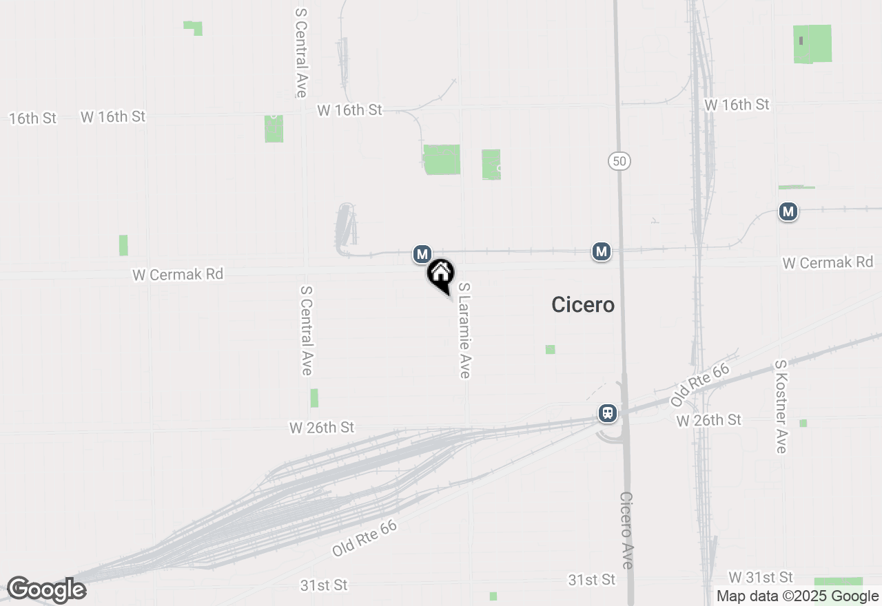 Map of 5228 W 23rd Street, Cicero, IL 60804
