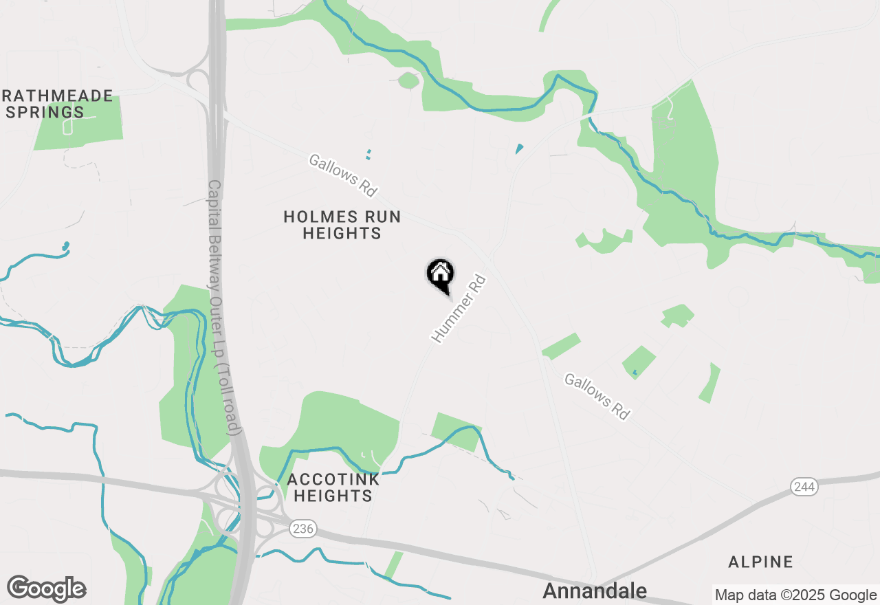 Map of 7565 Marshall Drive, Annandale, VA 22003