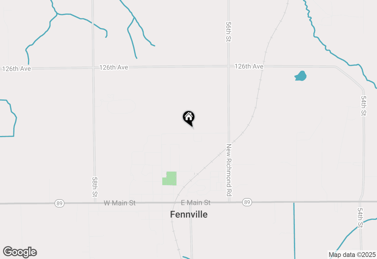 Map of 5653 Landsburg Road, Fennville, MI 49408