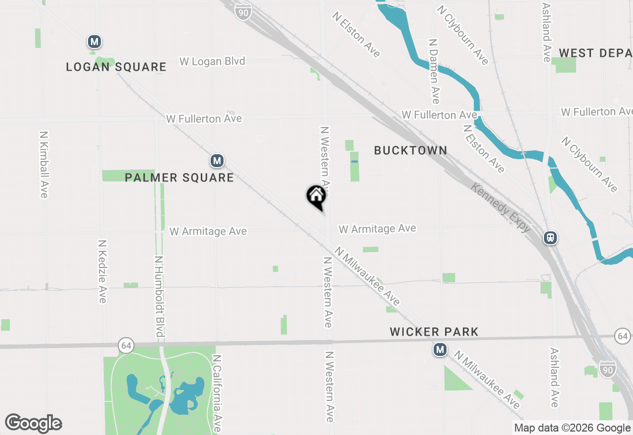 Map of 2423 W Mclean Avenue, Chicago, IL 60647