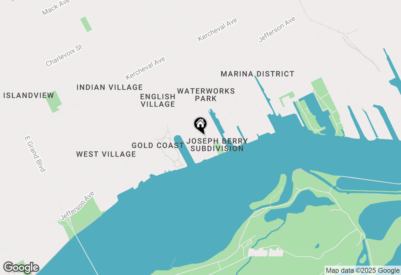 Map of 368 Fiske Drive, Detroit, MI 48214