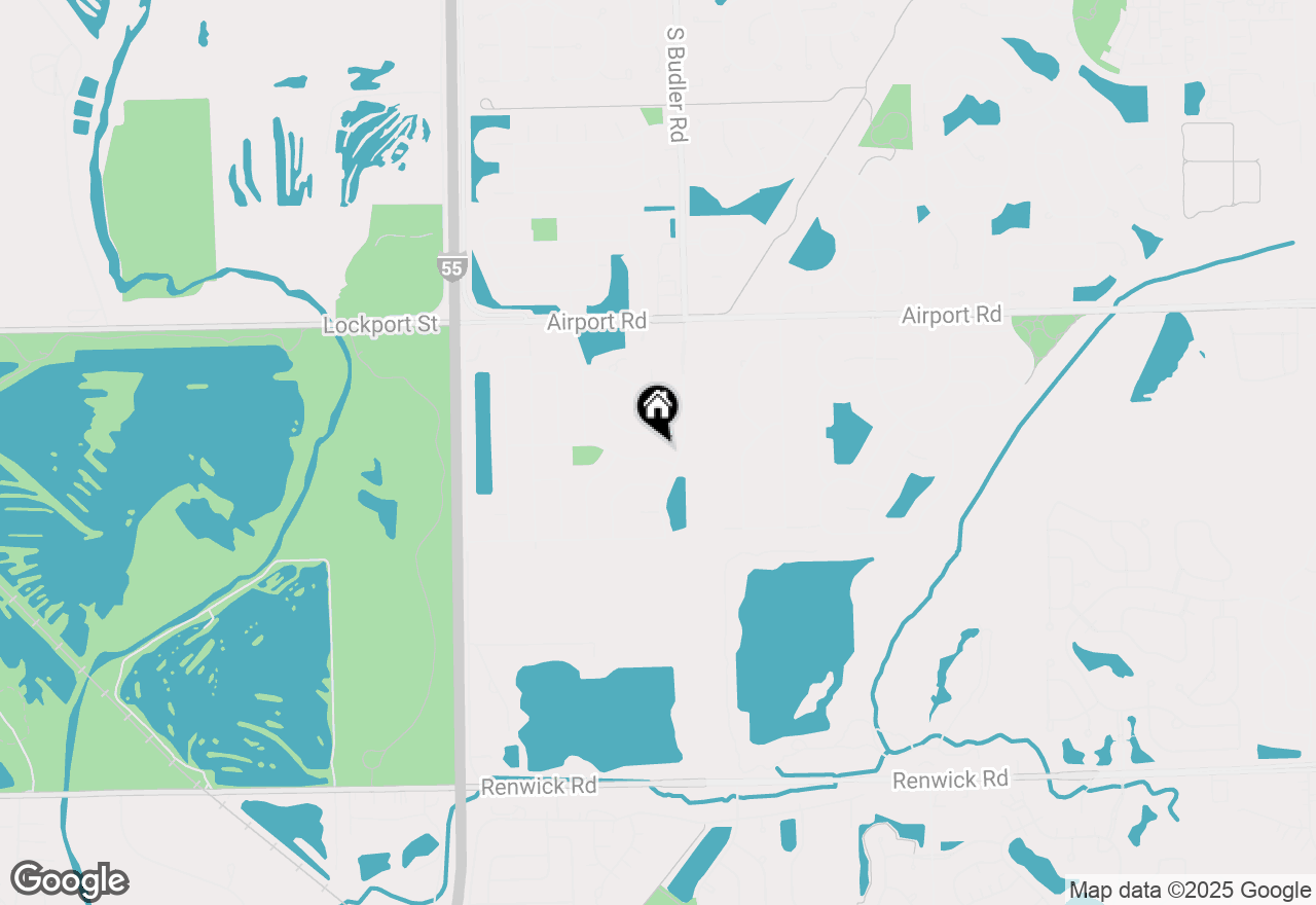 Map of 1928 W Ashbrooke Road, Romeoville, IL 60446