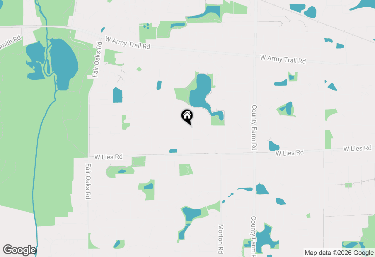 Map of 1112 Woodlake Drive, Carol Stream, IL 60188