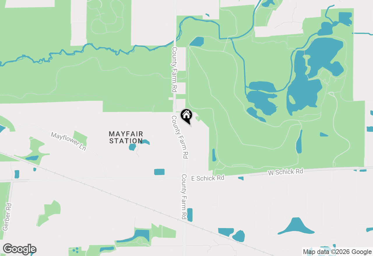 Map of 1784 Mccormick Lane, Hanover Park, IL 60133