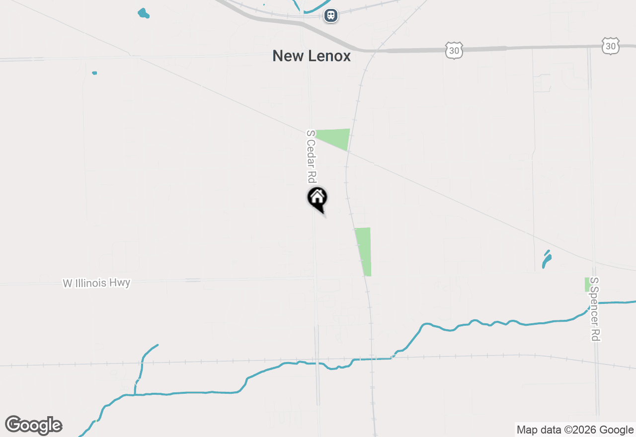 Map of 816 S Cedar Road, New Lenox, IL 60451