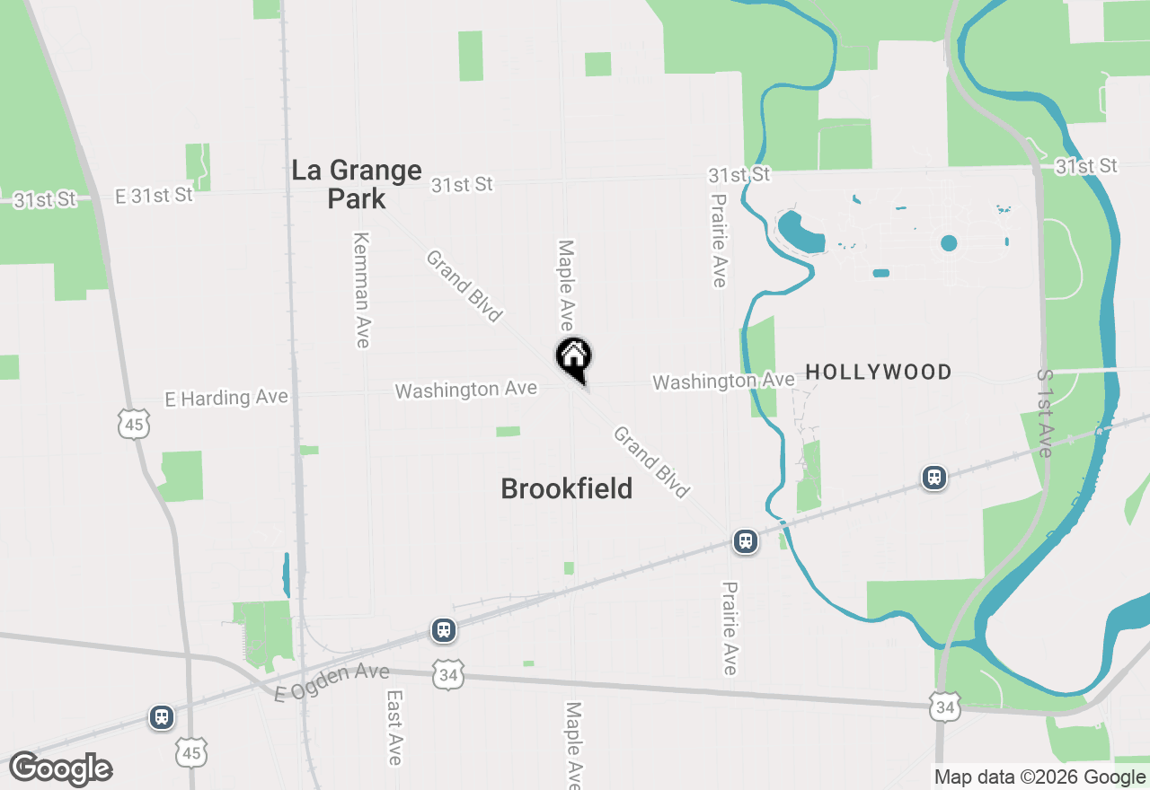 Map of 3501 Maple Avenue, Brookfield, IL 60513