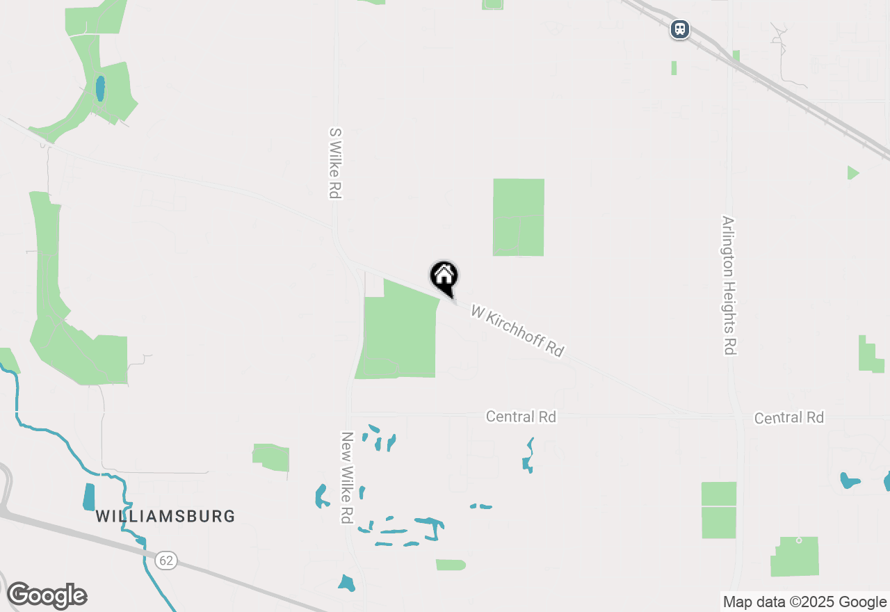 Map of 1212 W Keating Drive, Arlington Heights, IL 60005