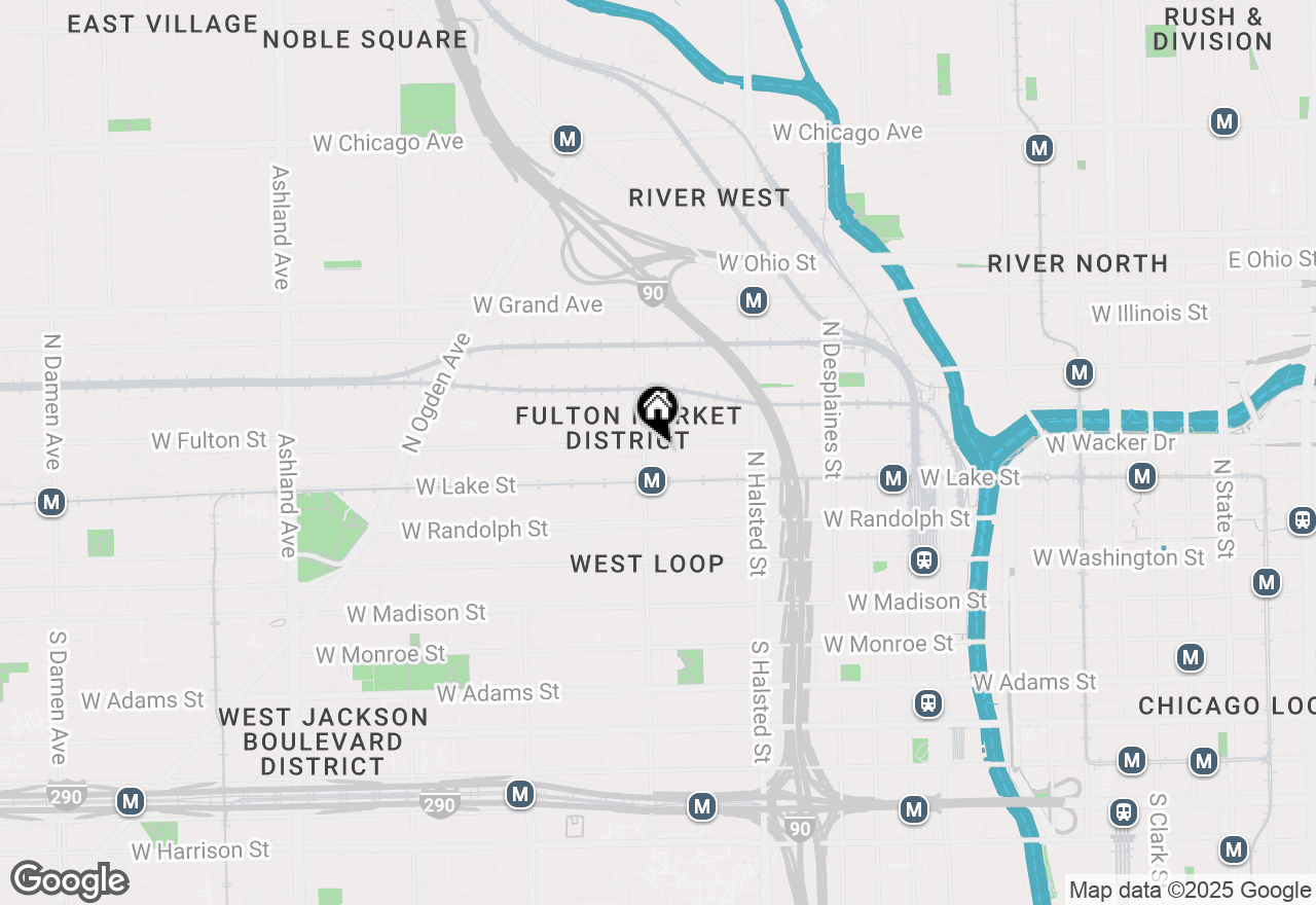 Map of 955 W Fulton Market #2, Chicago, IL 60607