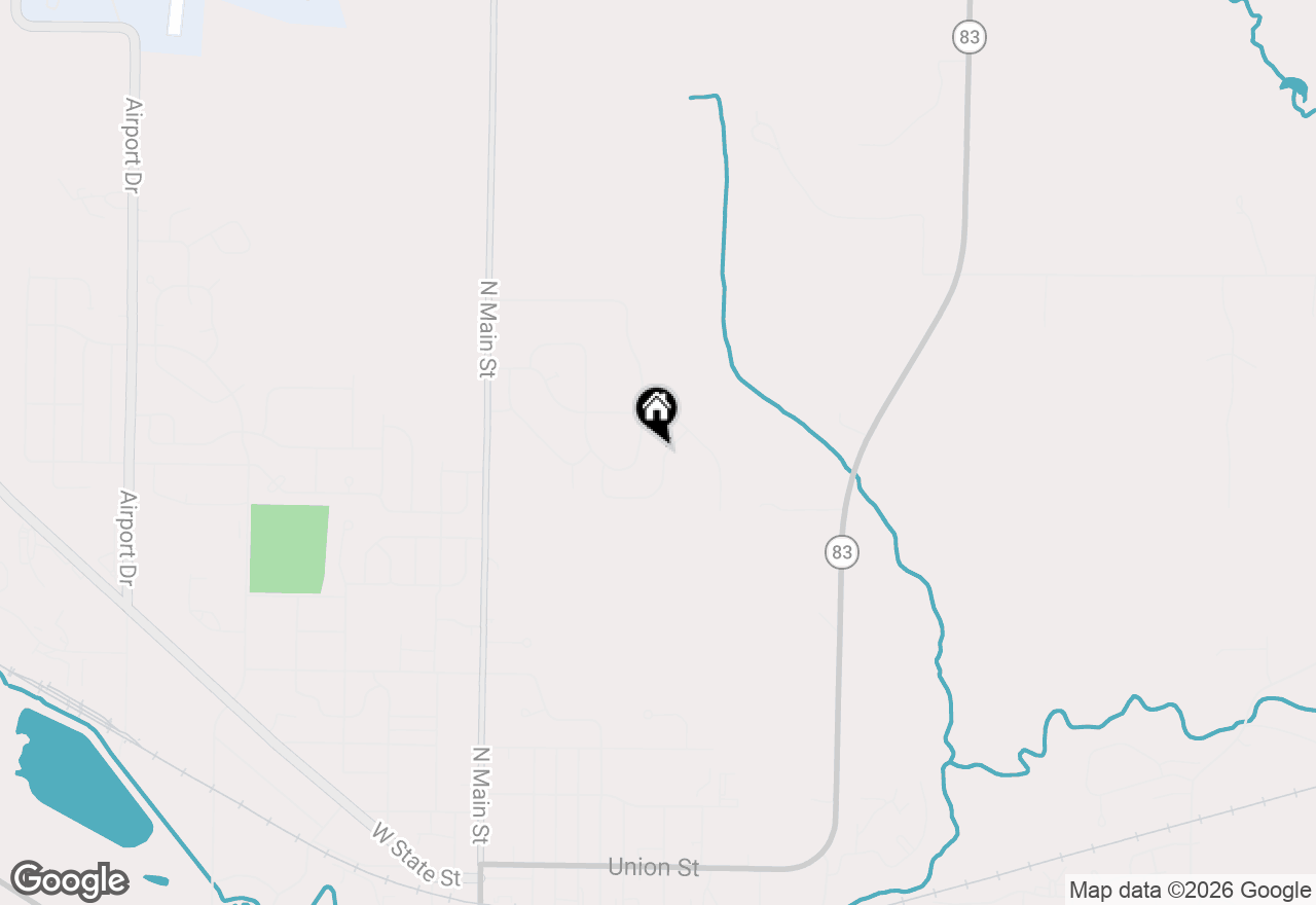 Map of 558 Yosemite Ave, Hartford, WI 53027